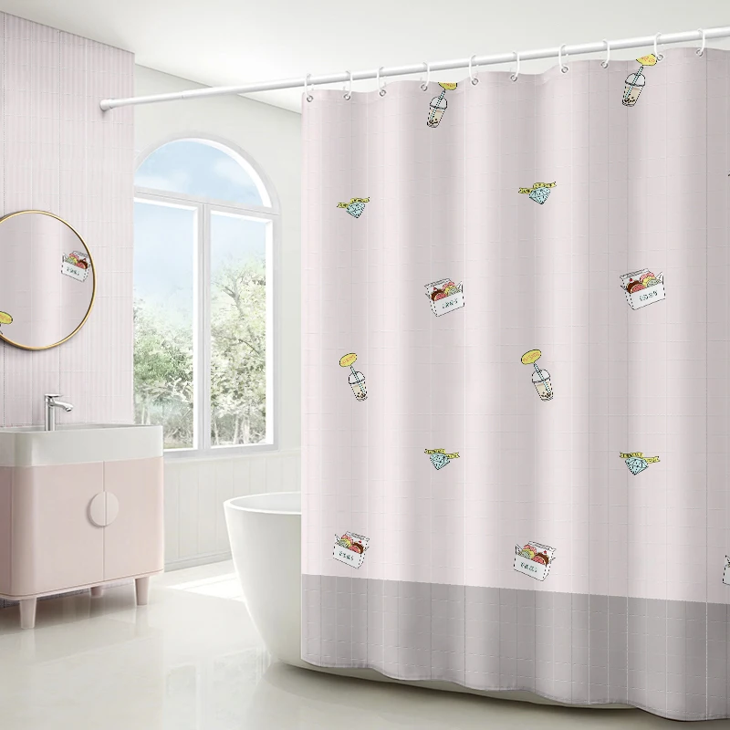 

Cartoon Polyester Shower Curtain Art Blue Sea Separate Shower Curtain Animal Waterproof Salle De Bain Bathroom Decor DI50YL