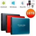 Твердотельный внешний накопитель USB 3.1 Type C SSD 4 ТБ 8 ТБ 16 ТБ внешний жесткий диск для настольного ноутбука