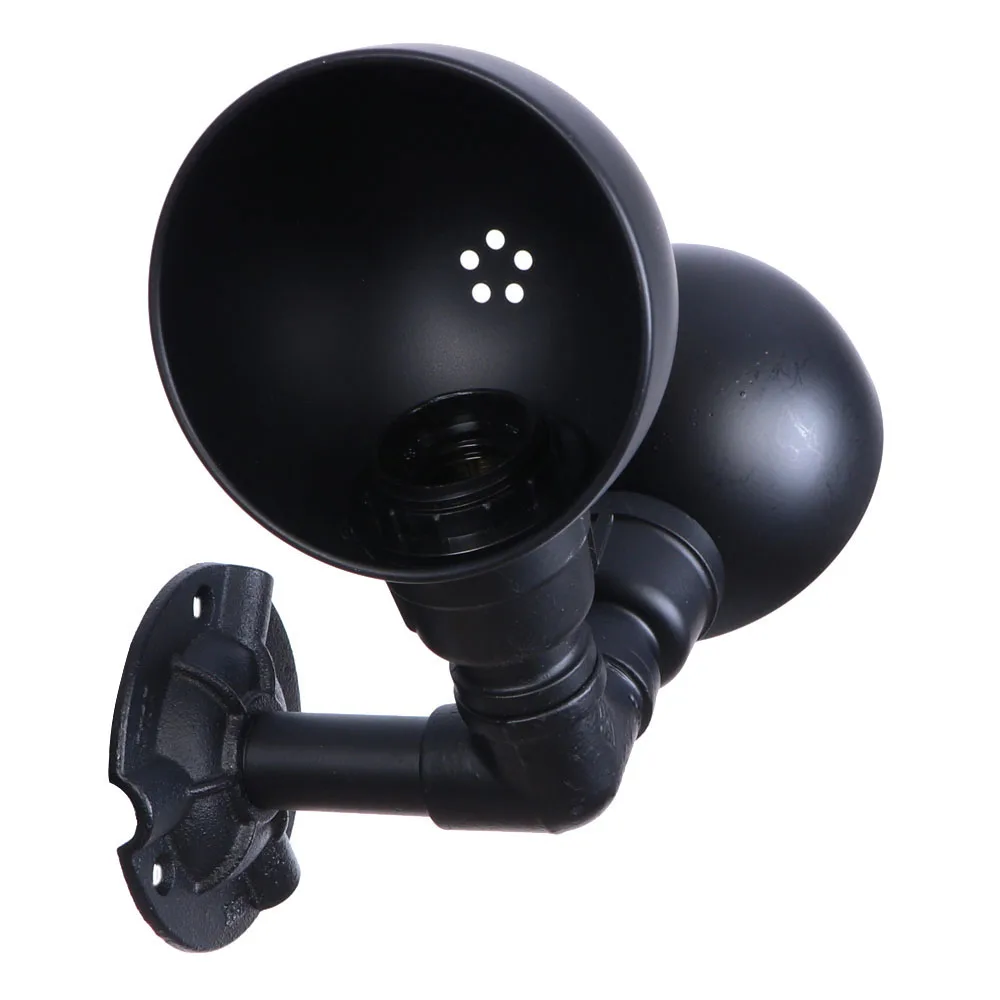 Винтажный двойной светодиодный настенный выключатель для воды железный