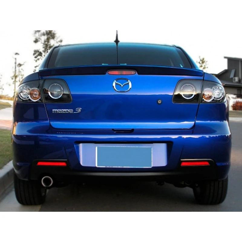Mazda 3 (седан) 2004-2008 Лип спойлер на крышку багажника (ABS пластик) | Автомобили и
