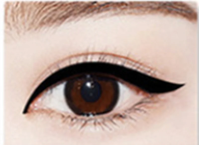 Водостойкая жидкая подводка для глаз водостойкая быстросохнущая Женская черный