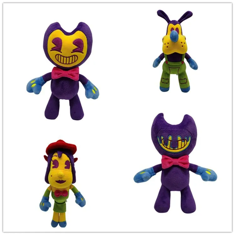 

Thriller game plush toy Bandy Doll ink printing machine Bandy dog Halloween gift for girl doll