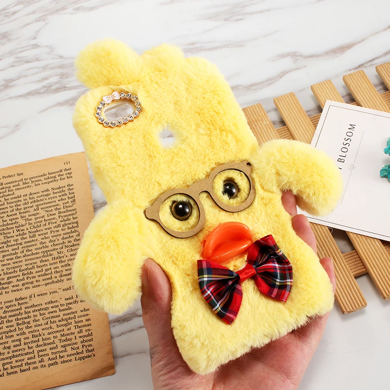 DIY Fashion Soft Furry Duck Beautiful Style Cover Protection Phone Case For TP-Link Neffos C9 5.99 inch Skin TPU Silicone Etui |