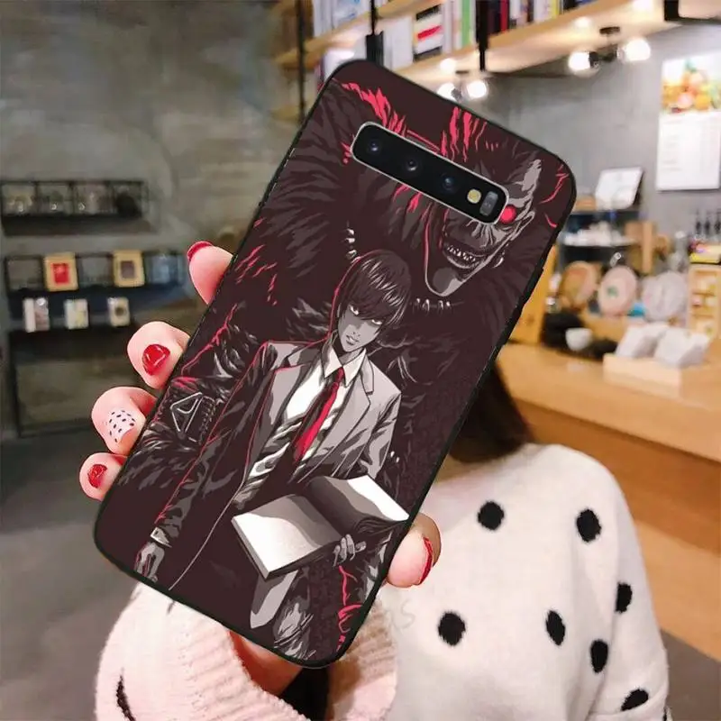 

Death Note Anime Manga Ryuk horror apple Phone Case For Samsung galaxy S 7 8 9 10 20 edge A 6 10 20 30 50 51 70 note 10 plus