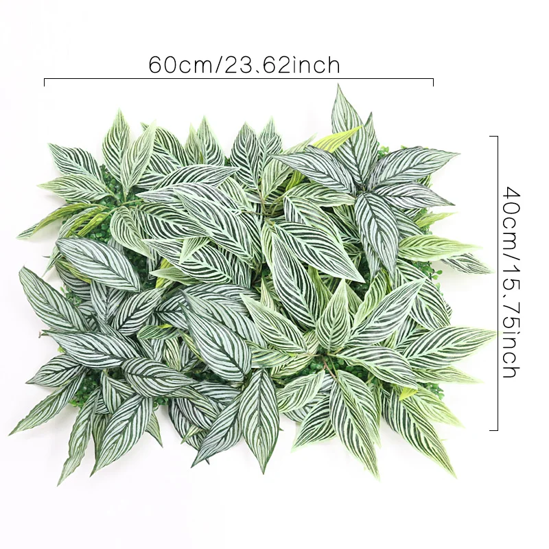 Искусственные растения на заказ 40*60 см настенный газон пластиковые зеленые для