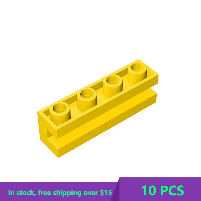 

10PCS MOC 2653 1x4 With Horizontal Chute Brick High-tech Building Blocks Brick Parts Kids Educational High-Tech nical Toys Gifts