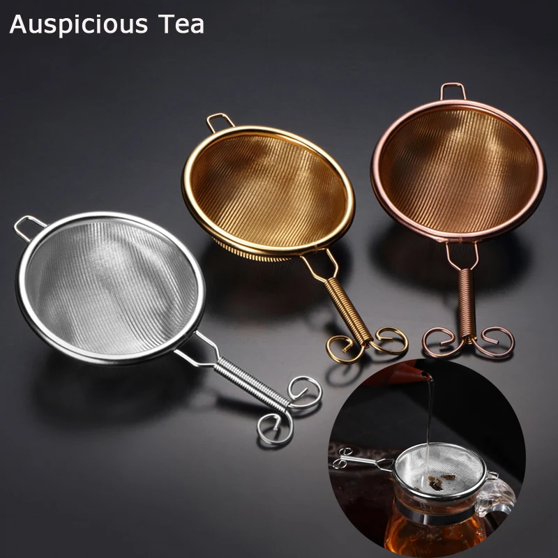 

Japanese Vintage Tea Infuser 304Stainless Steel Dual Mesh Tea Strainer Loose Leaf Tea Filter Spice Filter Kung Fu Tea Accessorie