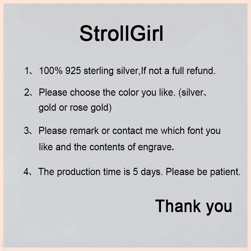 StrollGirl 925 пробы Серебряное ожерелье с кольцом, персонализированное ожерелье с выгравированным именем, подарок на день Святого Валентина