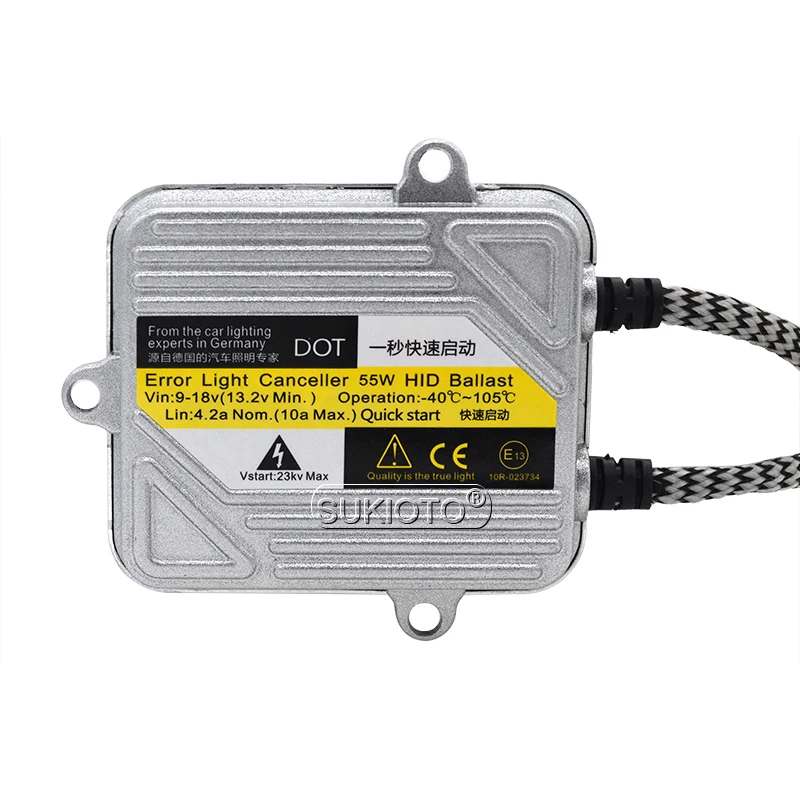 SUKIOTO 12 В 55 Вт H7 комплект для переоборудования ксенона HID H1 H3 H11 9005 9006 ксеноновые