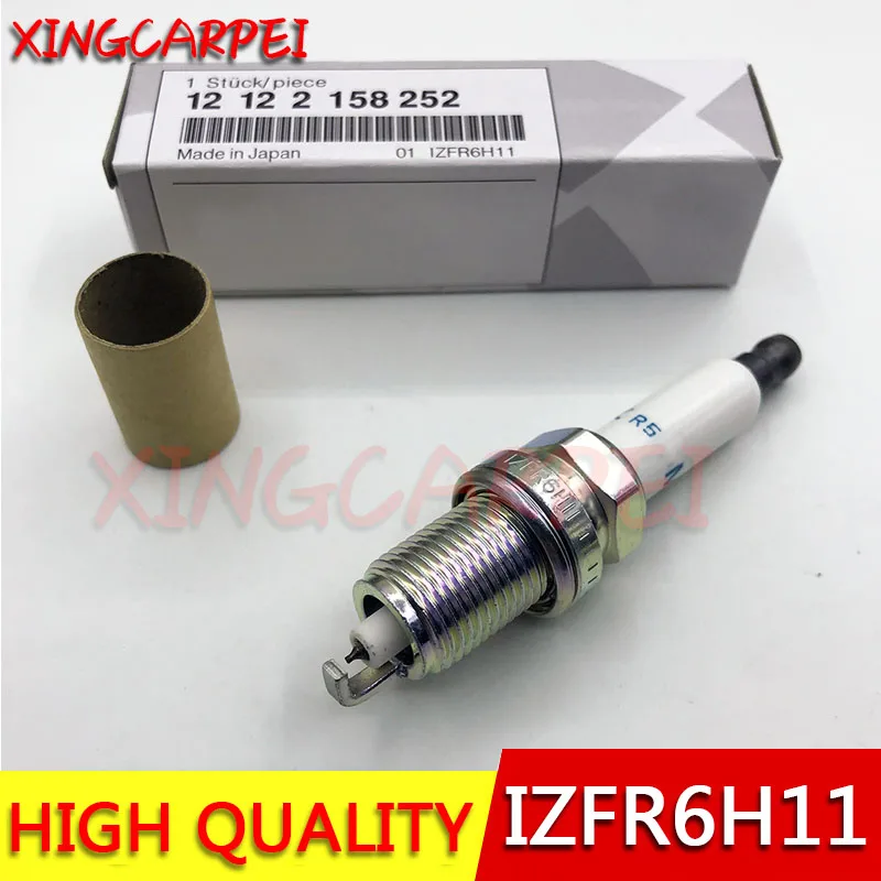 10 шт. 12122158252 IZFR6H11 FR7KPP332 иридиевая Свеча зажигания выйти BMW 550i 650i 750i 750Li X5 xDrive 4.8i 4.8is 12