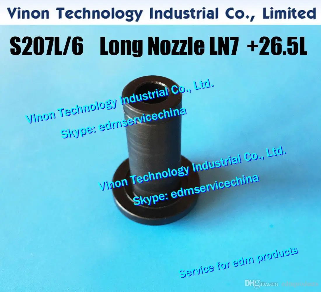 

(2 шт./компл.) ID = 6 + 26.5Lmm S207L7/6 длинное сопло LN7 верхнее 3082396, водяное сопло 0204109 для Sodic k AQ.A.EPOC тип 86-2/90-1 серии