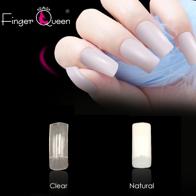 

500 Pcs Half French False Nail Art Tips C-shaped Acrylic Fake Nails Is Suitable For Professional Salon Nail Extension Tools