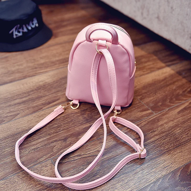 Модный женский мини рюкзак из искусственной кожи сумка на плечо для колледжа