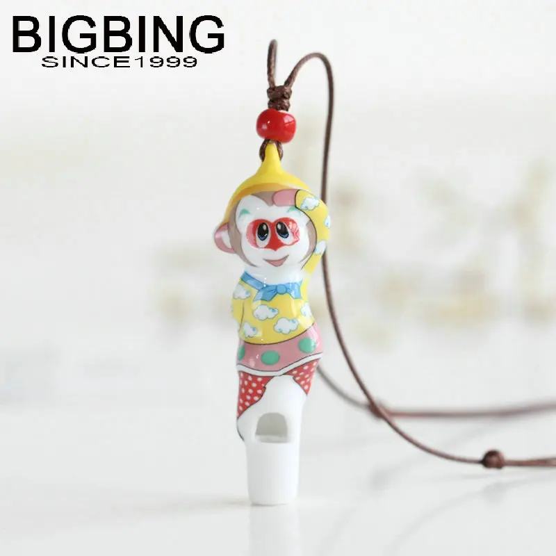 C025 BIGBING ювелирное изделие высокое качество керамический король обезьяна свист