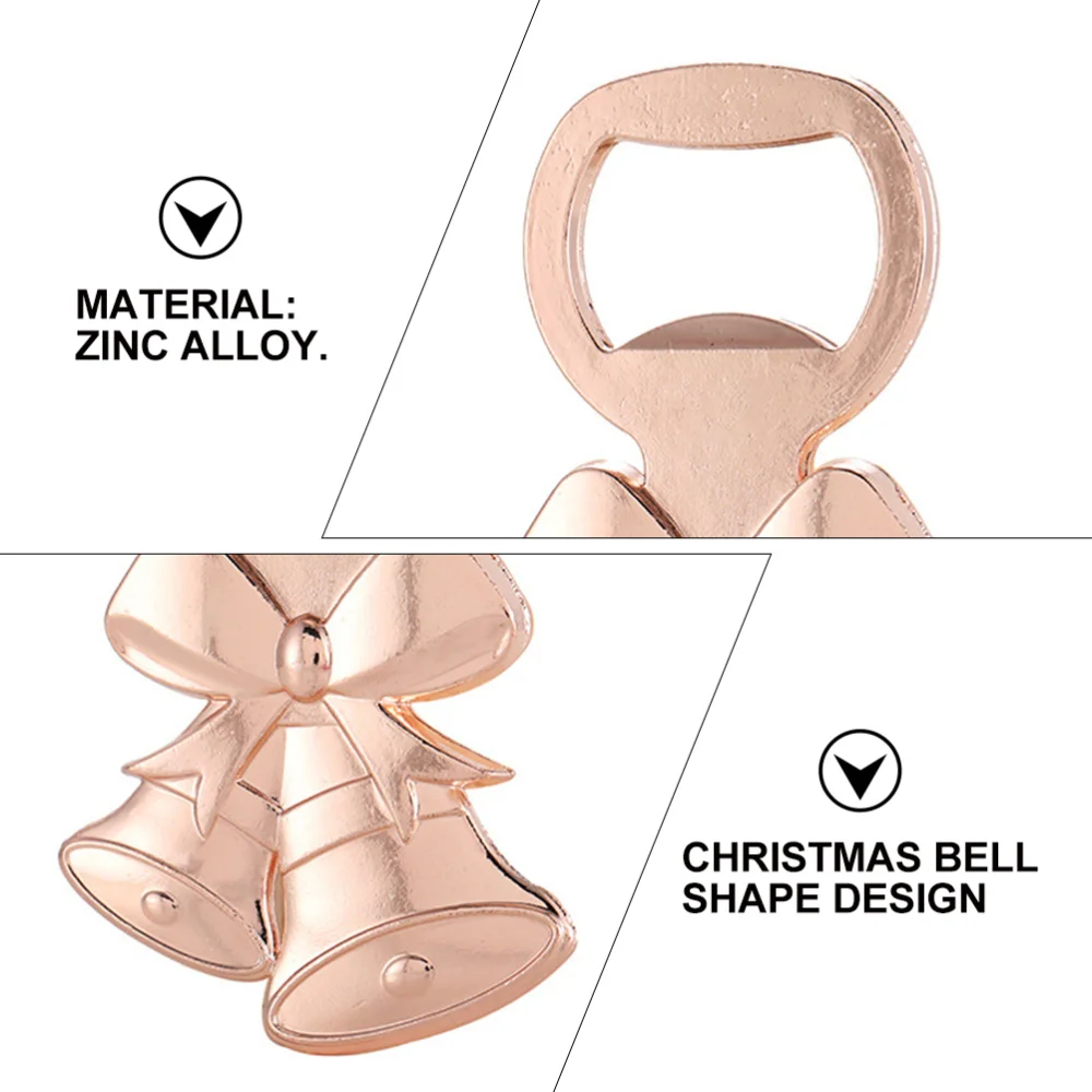 2 шт. в форме рождественских колокольчиков дизайнерская пивная открывалка пива