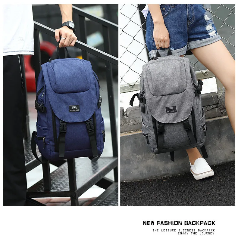 Мужская сумка через плечо с usb зарядкой рюкзак в Корейском стиле молодежная