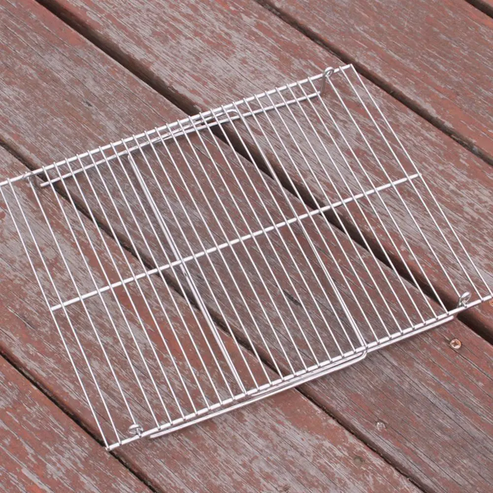 Складная мини подставка для кастрюль из нержавеющей стали антипригарный барбекю