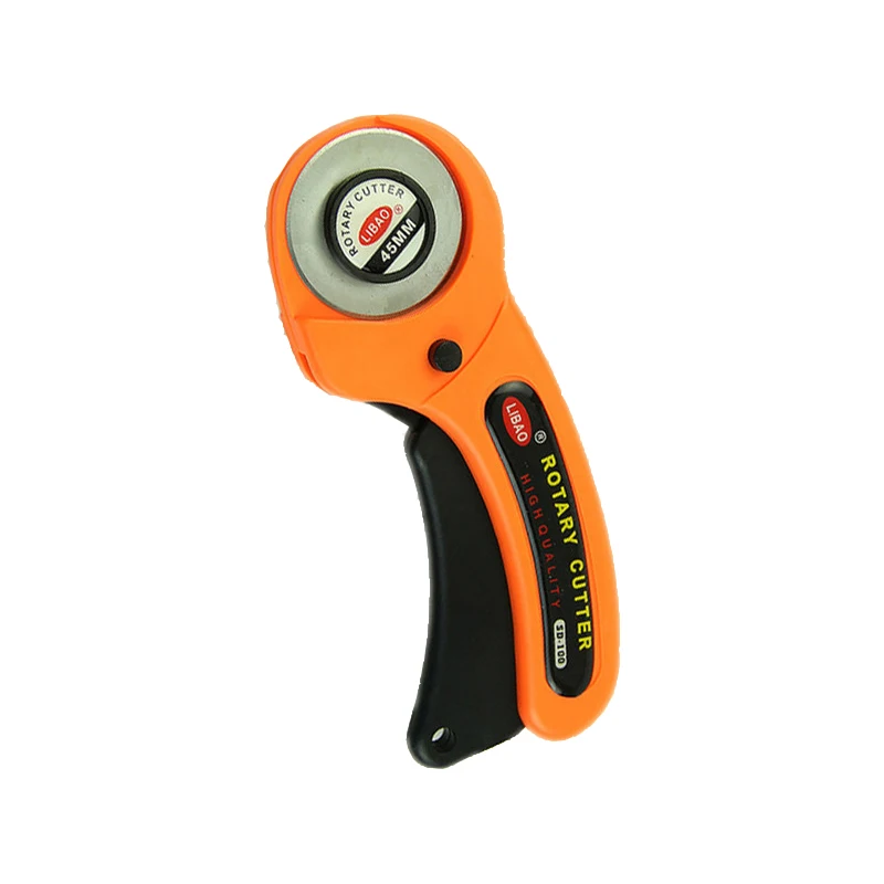 Cutter with 1 blade Кожевенное ремесло 45 мм роторный резак для резки кожи резак для ткани круговое лезвие DIY лоскутное шитье квилтинг Fit Olfa Cut - Цвет: Cutter with 1 blade