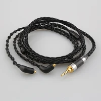 hifi audiocrast 3 5mm 2 5mm xlr 4 4mm 8 core silver plated occ earphone cable for etymotic er4 xr sr er4sr er4xr er3sr er3se