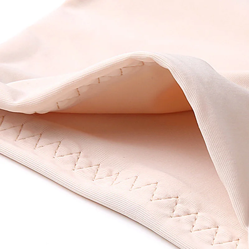 Для женщин шорты безопасности штаны Бесшовные Ice Silk Высокая талия трусы