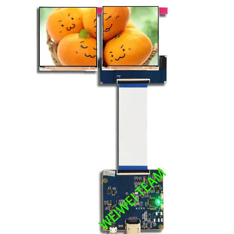2 lcd with board Wisecoco 3,1 дюймов 720x720 ЖК-дисплей Панель экрана и HDMI к MIPI панель управления Комплект для Raspberry pi 3 JDI LT031MDZ4000 панель - Цвет: 2 lcd with board
