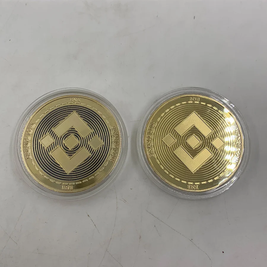 

New Binance BNB Coin Cryptocurrency Collectible Coin Gold BNB Bitcoin Art Collection Physical Gold Commemorative Coin