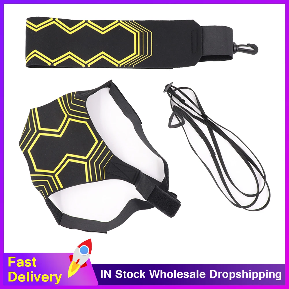 

Прямая поставка, тренировочный футбольный тренировочный ремень для соло-тренировок, регулируемый тренировочный ремень для контроля навык...