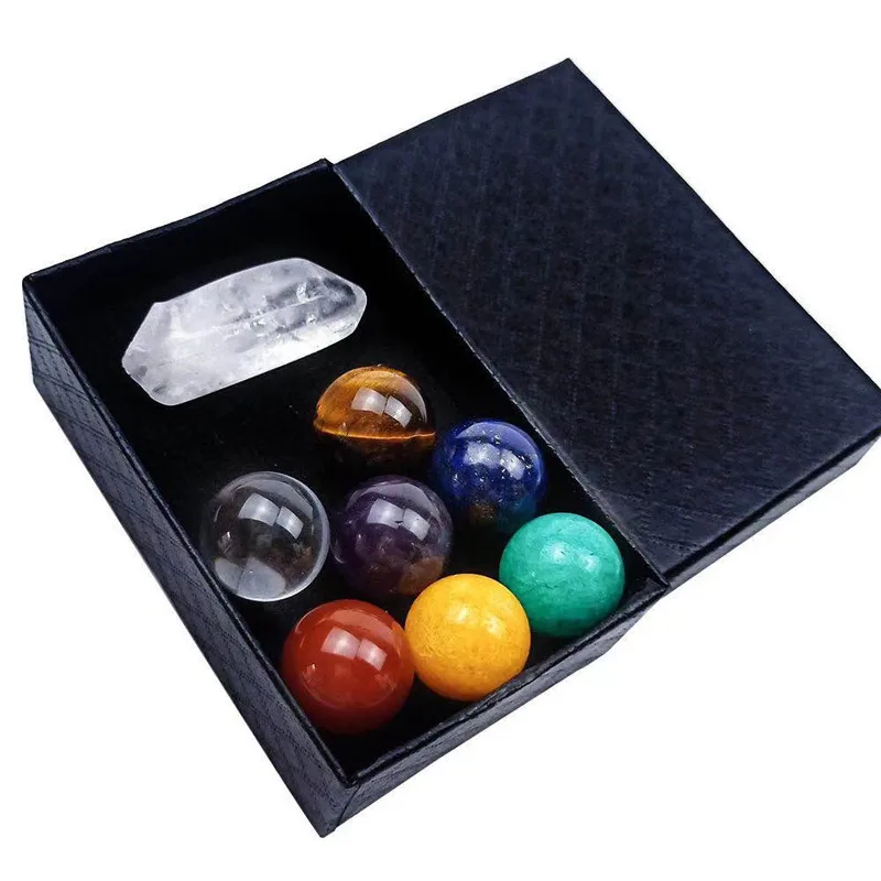 

Natural Crystal Ball Seven Chakra Reiki Healing Crystal Home Decoration Gift