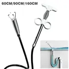 Устройство для разблокировки канализационных труб, кухонный инструмент для очистки труб
