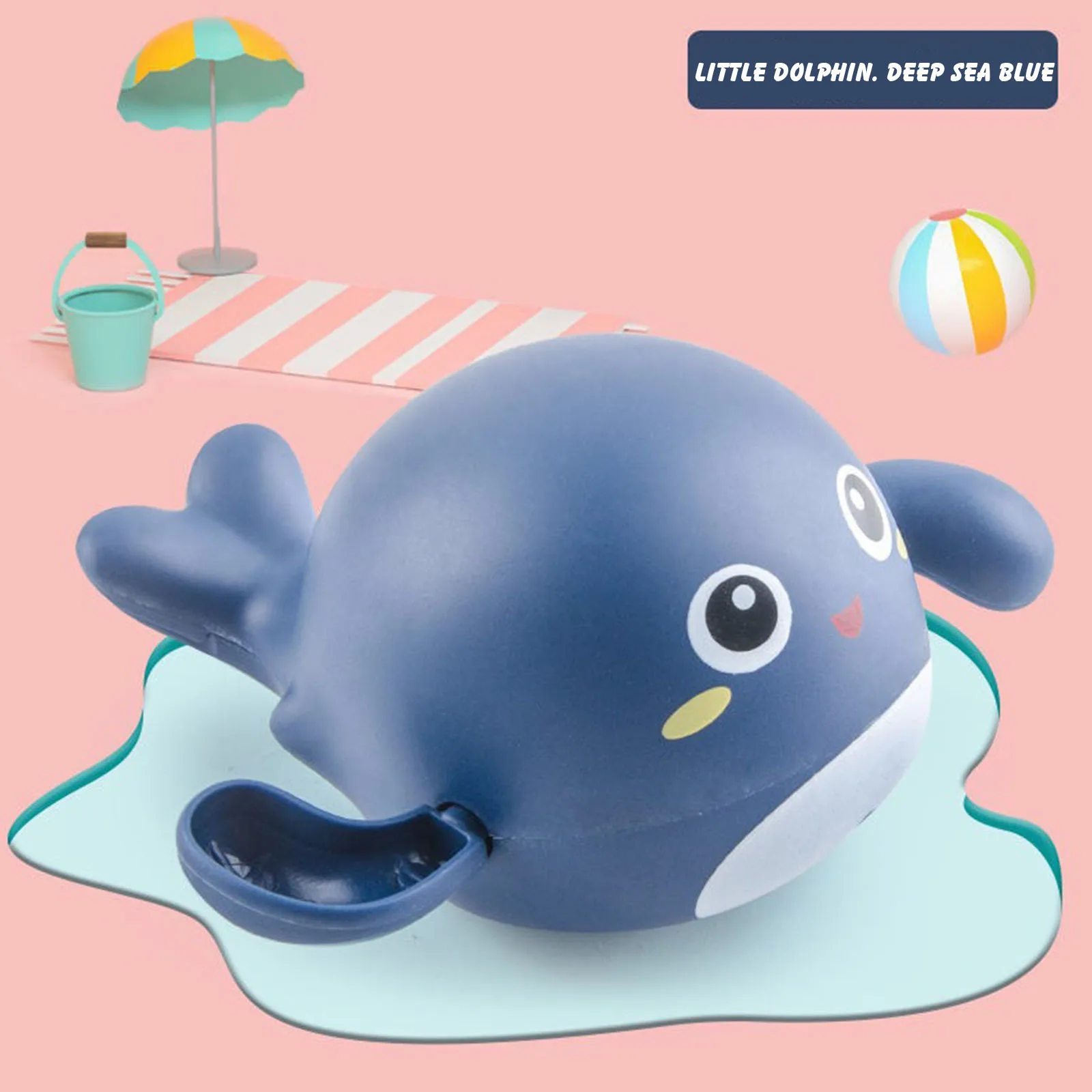 Детская водная пружина для купания Заводные Игрушки ванны маленькие животные