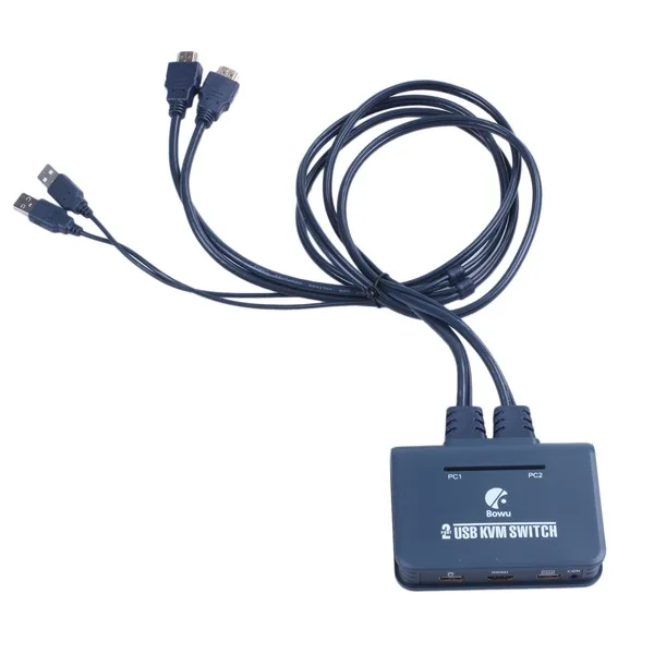 2 порта HDMI KVM коммутатор с кабелями EL 21UHC SCLL kvm переключатель hdmi|KVM-переключатели| |