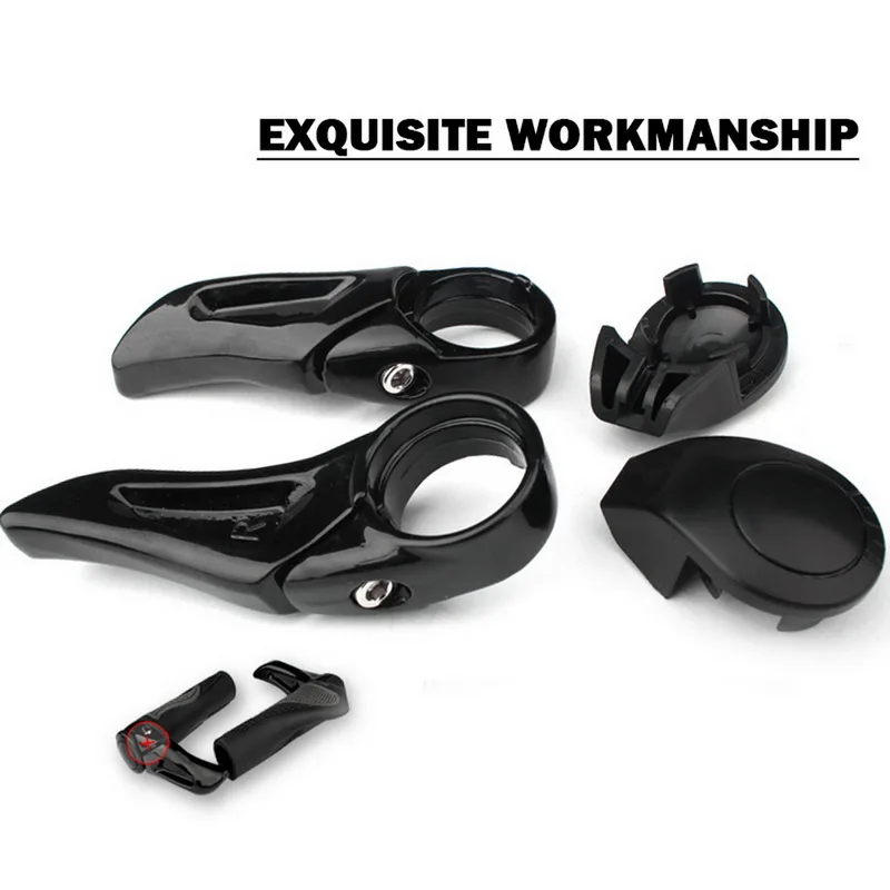 Эргономичные фиксирующие ручки для велосипеда с удлиненной опорой горного 1 пара