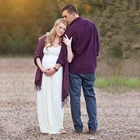 Летние повседневные кружевные платья для беременных без рукавов длинное платье для будущей матери эластичное длинное платье для беременных женщин