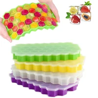 ice cube mold honeycomb shape square ice mould summer diy drinking tool cold drink whiskey cocktail ice tray