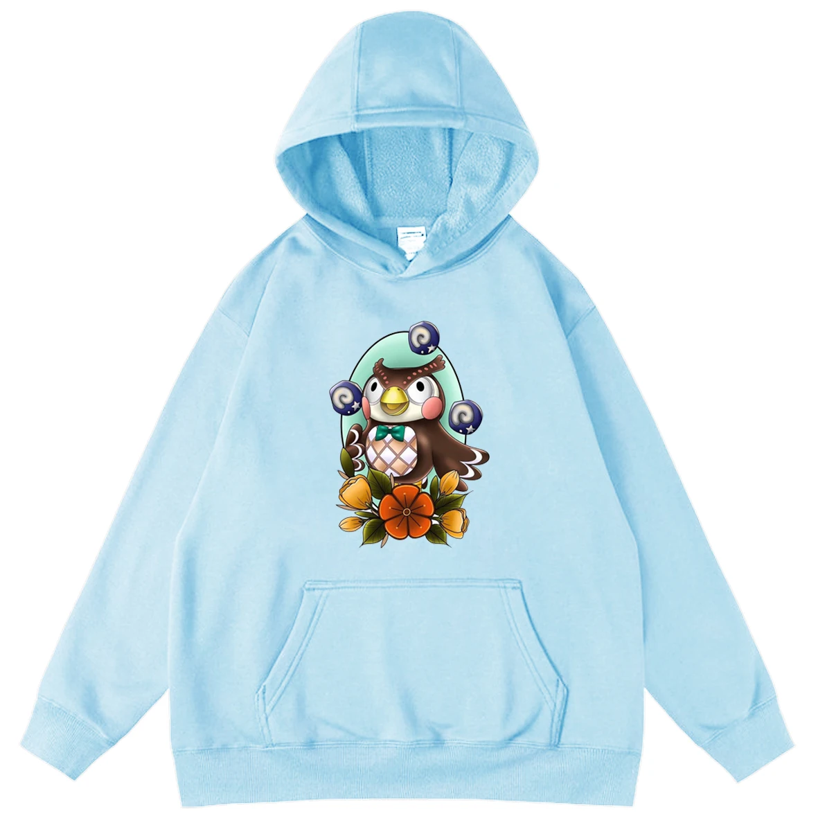 

Animal Crossing Men Hoodies One Piece Game Design Letter Printed Hoodies Oversized Harajuku Hoodie Cartoon Character Sweatshirt