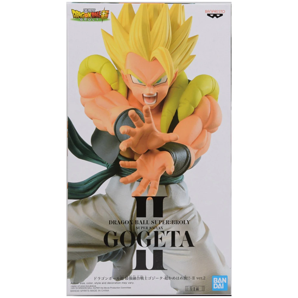 

Dragon Ball Super 18cm Gogeta Kamehameha-Ii Ver.2 Super Saiyan PVC Action Figures Model Toys Anime Collection Statue