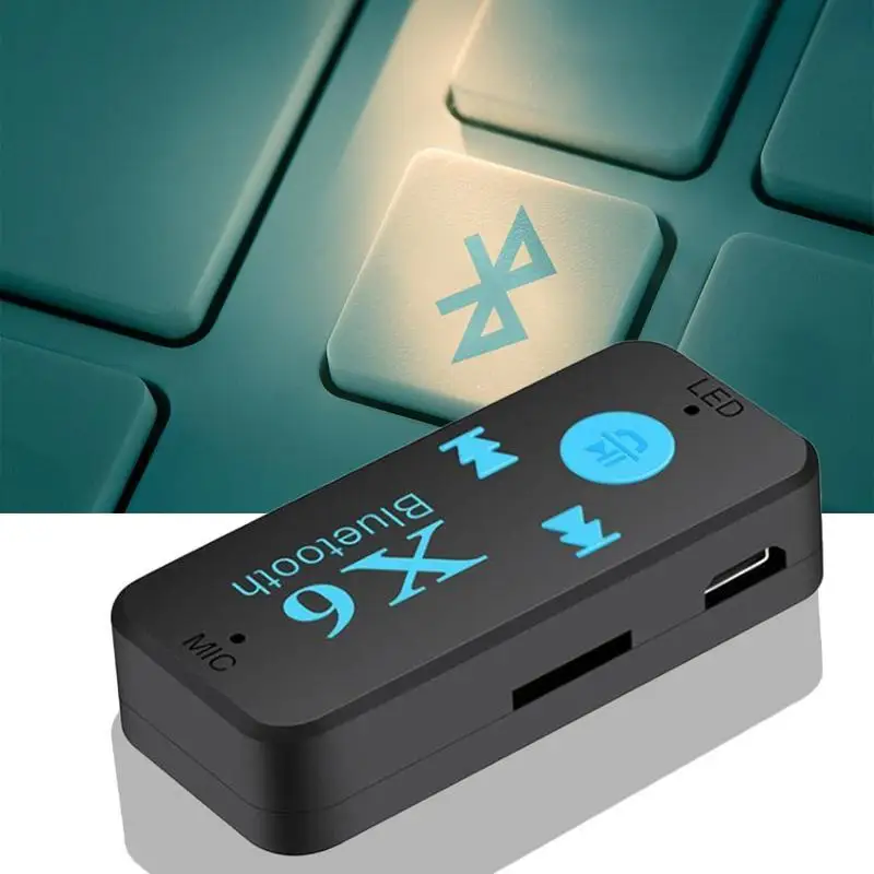 Aux 3 5 мм Автомобильный Bluetooth музыкальный приемник MP3 плеер звонки в режиме громкой