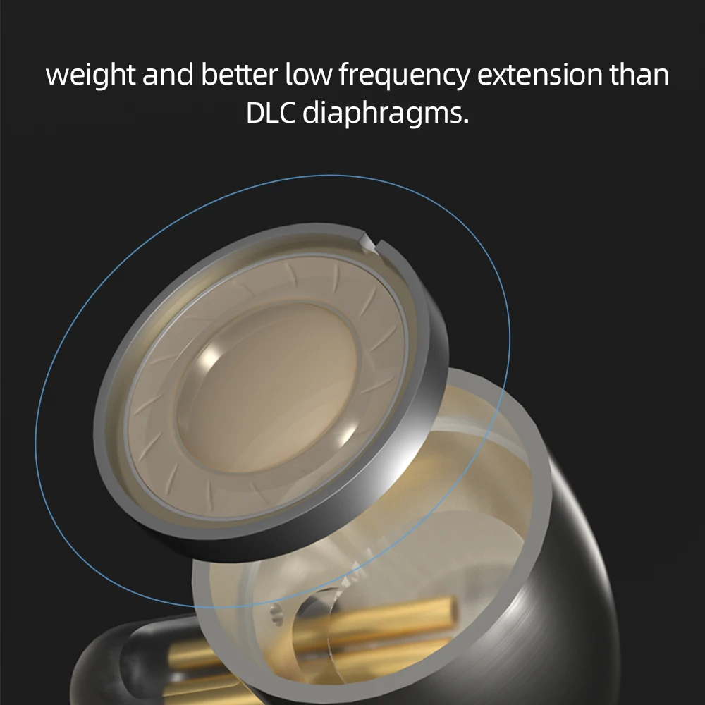 HiBy Beans наушники с одним динамическим драйвером HiFi в ухо IEMs сменный кабель 3 5 мм