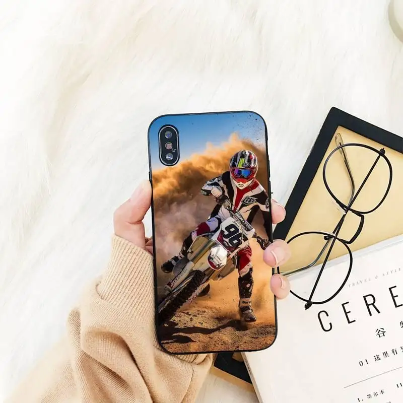 Yinuoda милый чехол для телефона мотокросса iPhone 11 8 7 6 6S Plus X XS MAX 5 5S SE 2020 XR pro | Мобильные