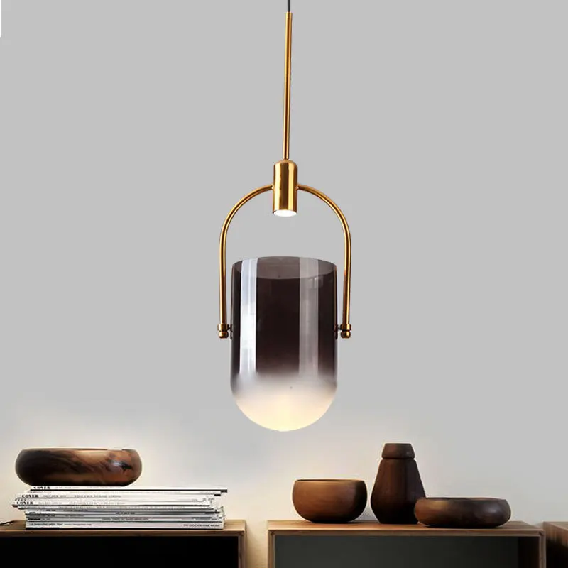 

Японский подвесной светильник s, стеклянная лампа E27, освещение для гостиной, подвесные потолочные светильники