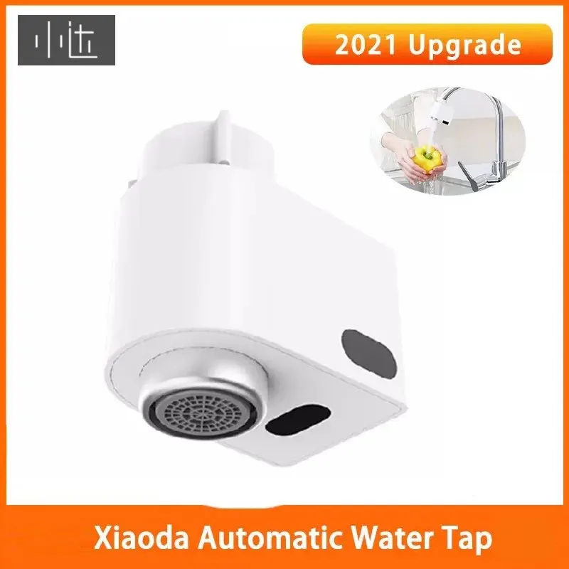

Xiaoda Automatic Water Saver Tap Smart Sensor Faucet Infrared Anti-overflow Kitchen Bathroom Inductive Nozzle Saving Device