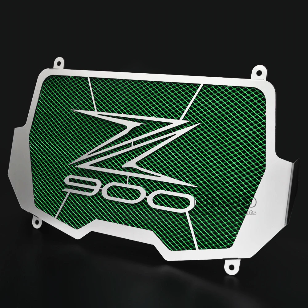 Green Z 900 мотоциклетная крышка радиатора защитная решетка для Кавасаки Z900 стальная крышка радиатора детали двигателя - Цвет: Green