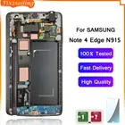 ЖК-дисплей с сенсорным экраном и дигитайзером в сборе для Samsung Galaxy Note 4 Edge N915 N9150 N915F N915, сменный ЖК-дисплей с рамкой