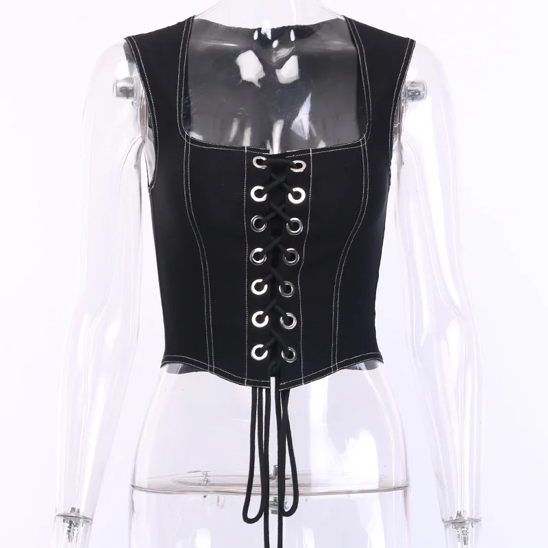 

Corns with top for girls with solid color jeans crop