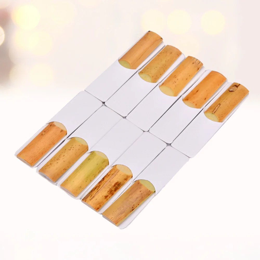 

10pcs Eb Alto Saxophone Sax Reeds Strength for Instruments Parts and Accessories