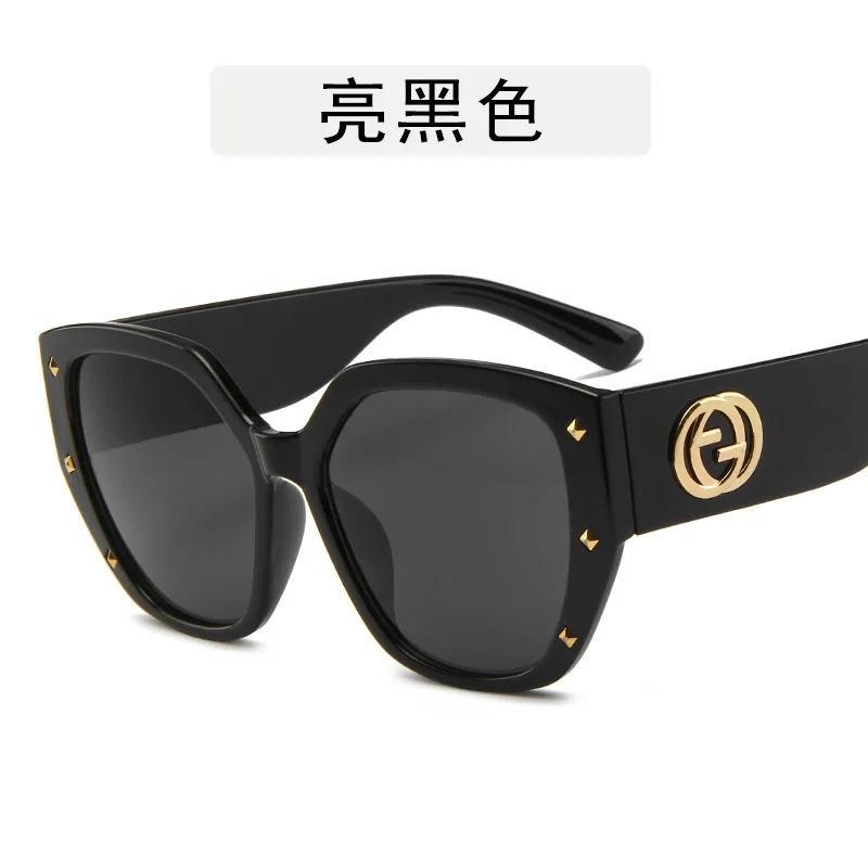 

2020 Ladies Designer Square Sunglasses Women Luxury Brand Sun Glasses Men Shades Large Thick Clear Big Frame Sunglasses Black