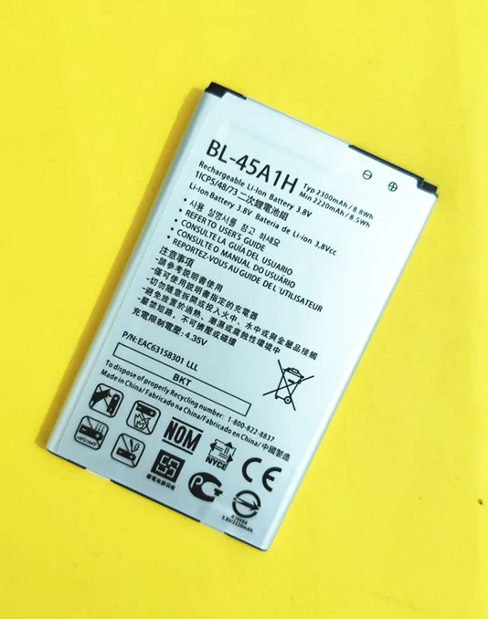 B-TAIHENG 3 8 V 2300mAh BL-45A1H Аккумулятор для LG LTE K425 K428 MS428 F670 K430DSF K430DSY Сменный аккумулятор