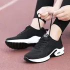 Кроссовки женские на платформе, дышащие, повседневные, для бега, спортивная обувь, большие размеры 35-42