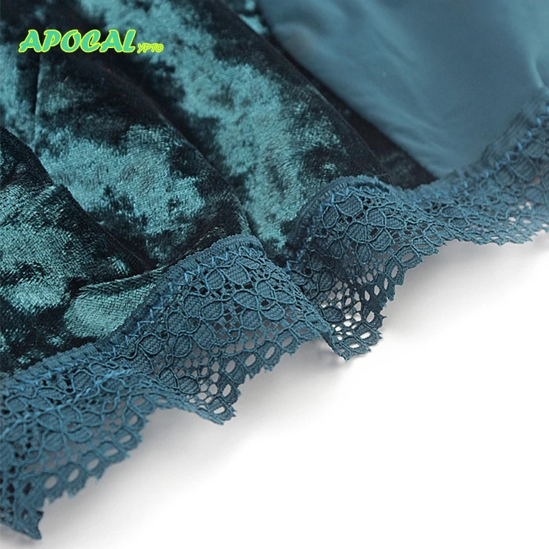 Сексуальные трусики бархатные открытые женские трусы танга атласные кружевные