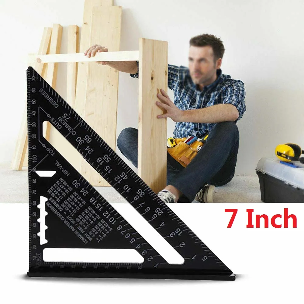 7 &quot/12&quot линейка Метрическая/имперская система алюминиевый сплав скоростной